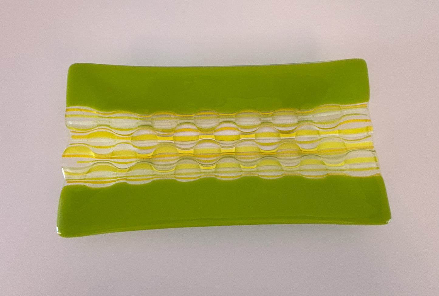 Green Optical Illusion dish