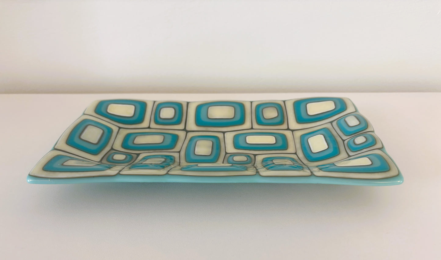 Layered Turquoise and Vanilla