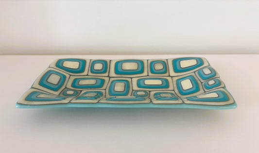 Layered Turquoise and Vanilla