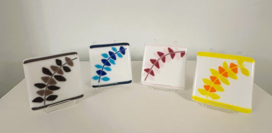 Set of 4 coloured coasters