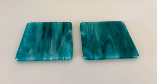 Blue Coasters set of 2