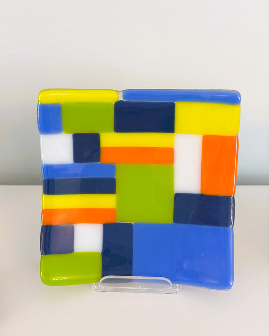 Colourful plate