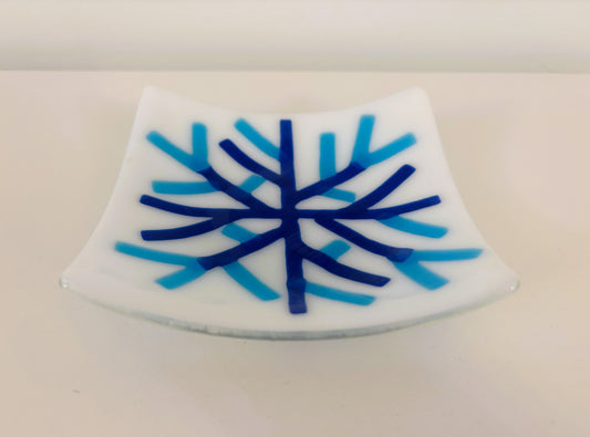 Blue design dish