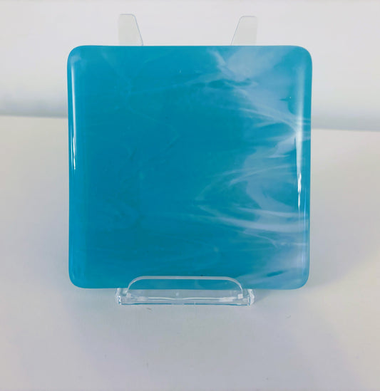 Light blue coaster
