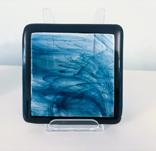 Blue coaster