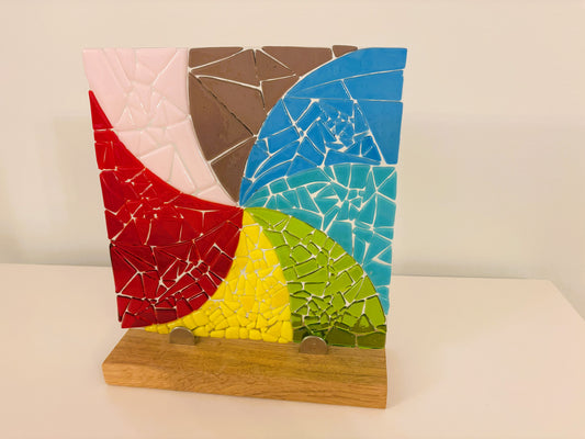 Colour wheel moziac