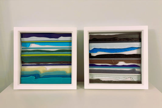 Set of 2 framed layers - 2